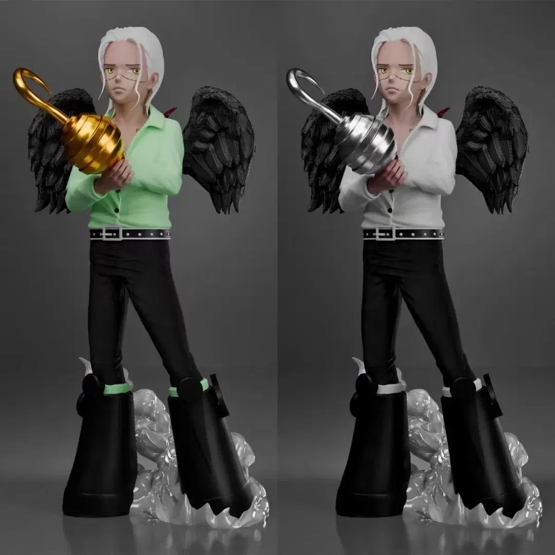 コレクター収集品　タイ　スワンカローク　コウノイ窯　白濁鉄絵武人像 現物）SGクロッカーダイルセラフィムレジンワンピースレジンフィギュア